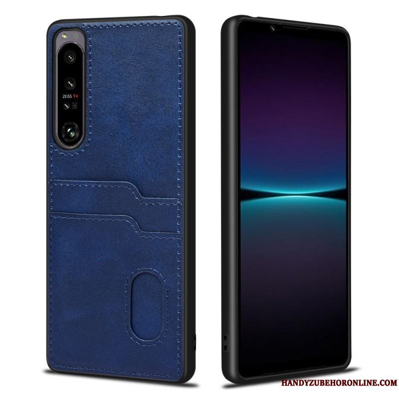 Cover Sony Xperia 1 IV Dobbelt Kortholder