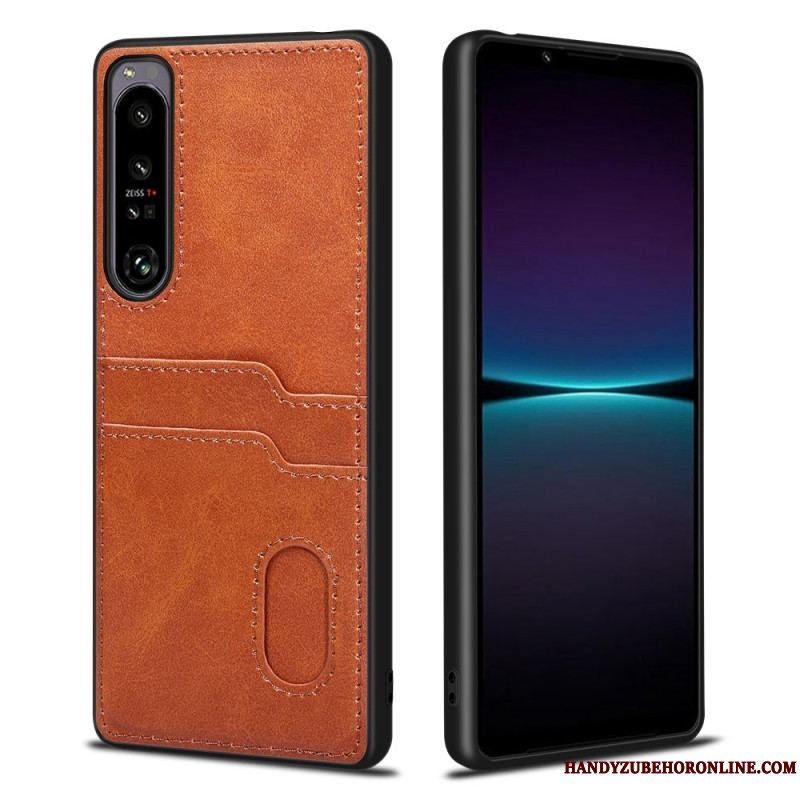 Cover Sony Xperia 1 IV Dobbelt Kortholder