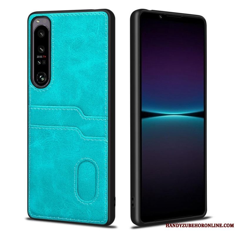 Cover Sony Xperia 1 IV Dobbelt Kortholder