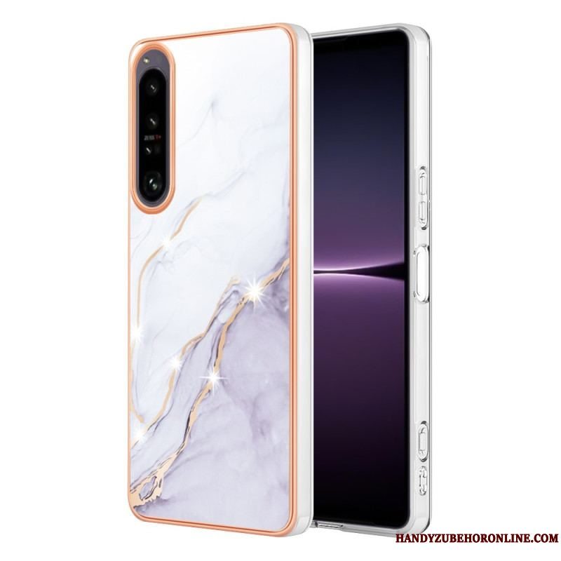 Cover Sony Xperia 1 IV Farvet Marmor