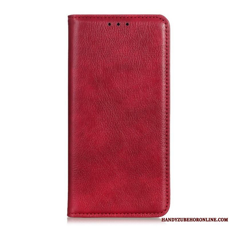 Cover Sony Xperia 1 IV Flip Cover Litchi Split Læder