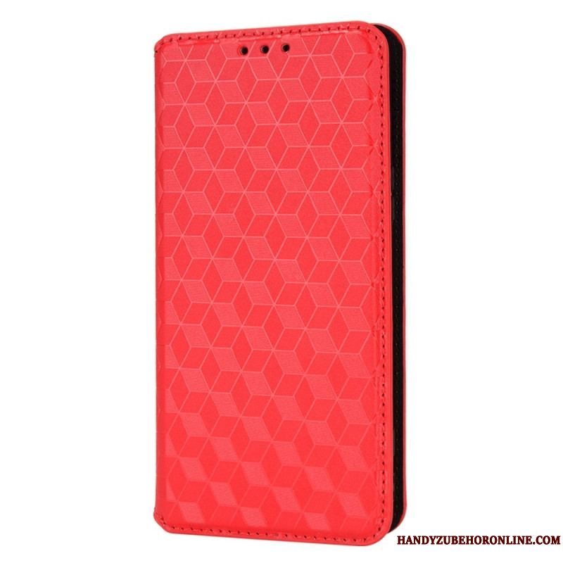 Cover Sony Xperia 5 IV Flip Cover 3d Tekstur