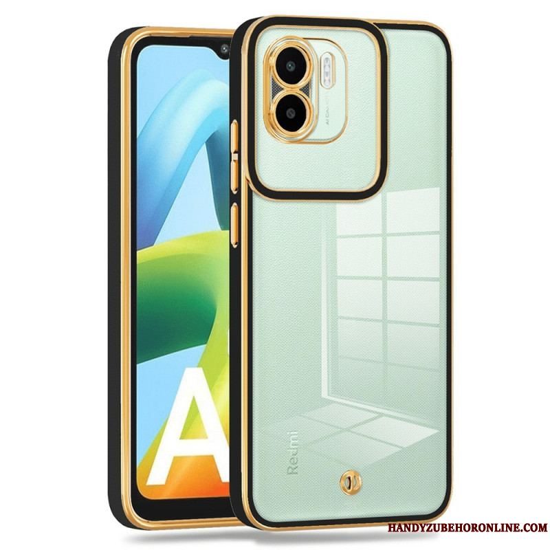 Cover Xiaomi Redmi A1 Kanter I Transparent Metalstil