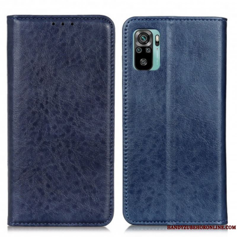 Cover Xiaomi Redmi Note 10 / 10S Flip Cover Tekstureret Lædereffekt