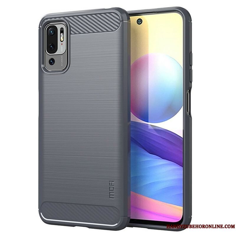 Cover Xiaomi Redmi Note 10 5G Mofi Børstet Kulfiber