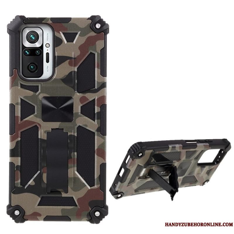 Cover Xiaomi Redmi Note 10 Pro Camouflage Aftagelig Støtte