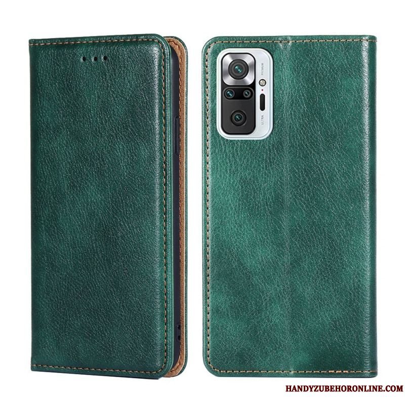 Cover Xiaomi Redmi Note 10 Pro Flip Cover Vintage Læder Stil