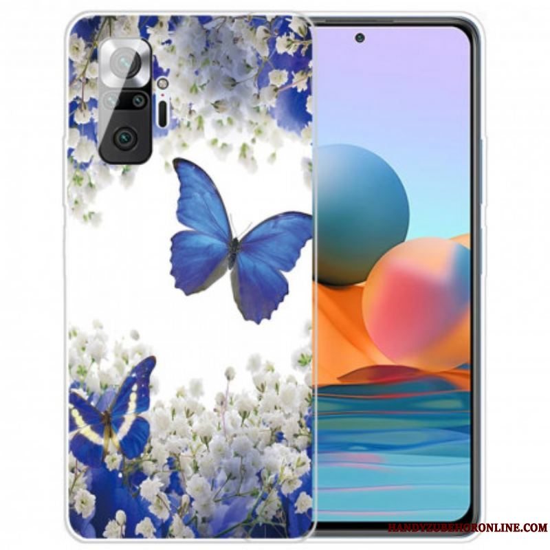 Cover Xiaomi Redmi Note 10 Pro Flugt Af Sommerfugle