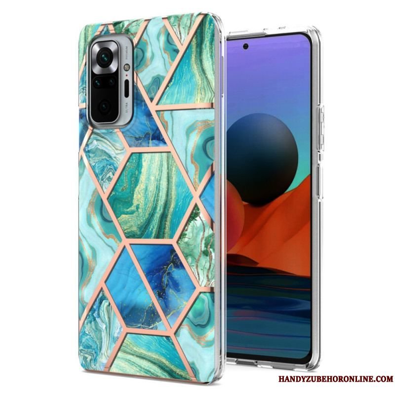 Cover Xiaomi Redmi Note 10 Pro Intens Geometri Marmor