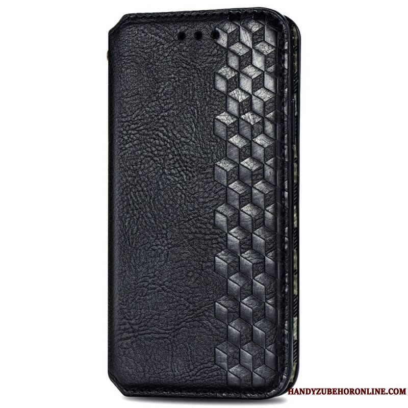 Cover Xiaomi Redmi Note 11 / 11S Flip Cover Diamanttekstur I Lædereffekt