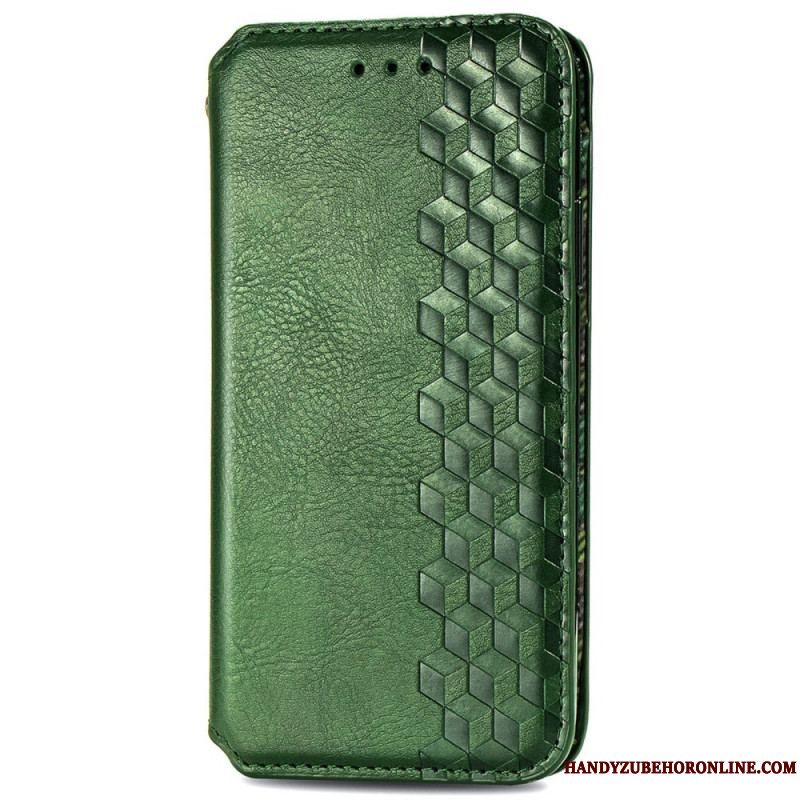 Cover Xiaomi Redmi Note 11 / 11S Flip Cover Diamanttekstur I Lædereffekt