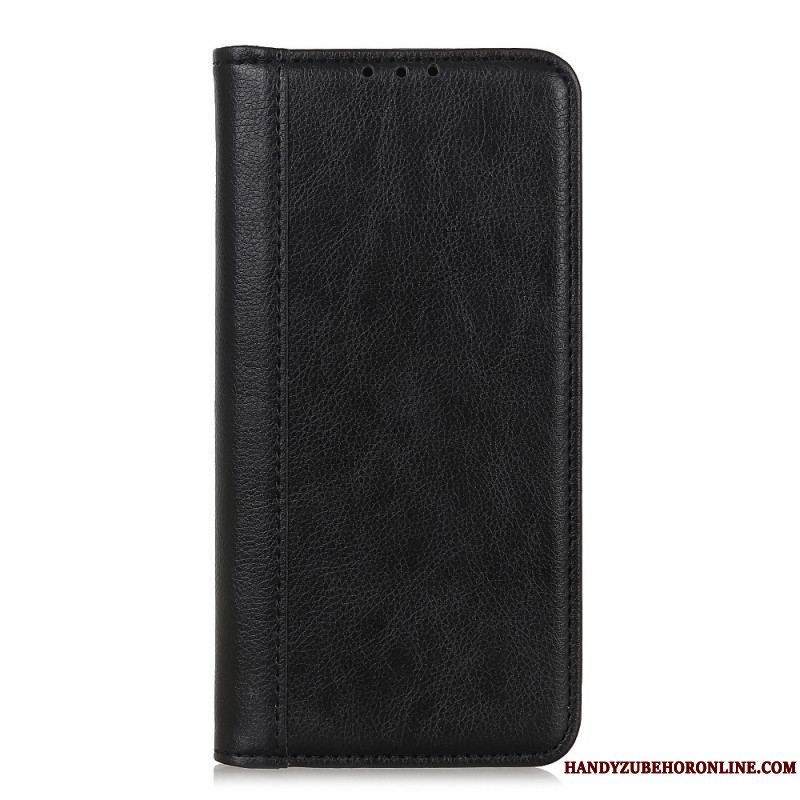 Cover Xiaomi Redmi Note 11 / 11S Flip Cover Elegance Split Litchi Læder