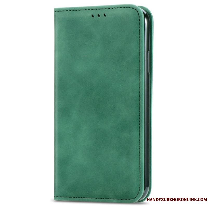 Cover Xiaomi Redmi Note 11 / 11S Flip Cover Vintage Lædereffekt