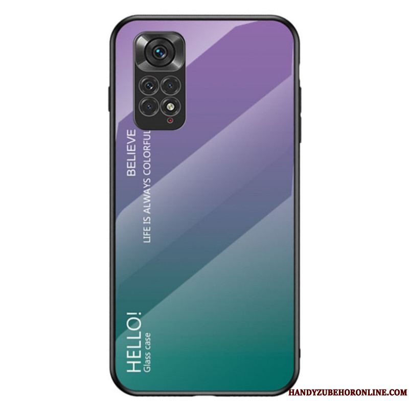 Cover Xiaomi Redmi Note 11 / 11S Hærdet Glas Hej