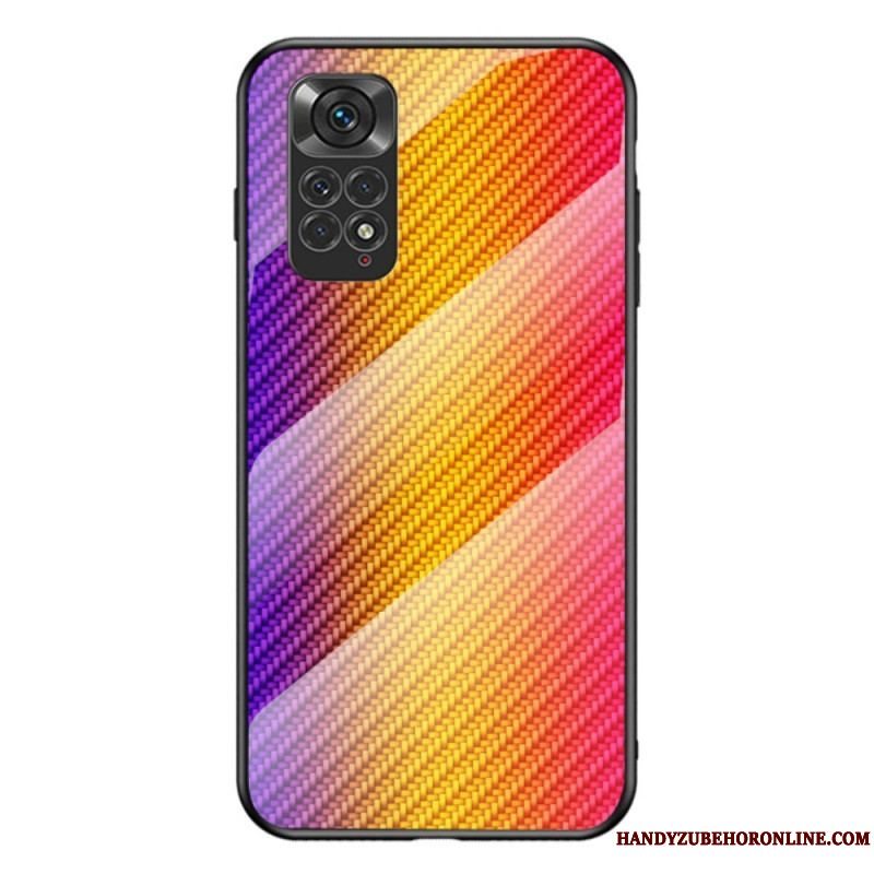 Cover Xiaomi Redmi Note 11 / 11S Kulfiber Hærdet Glas