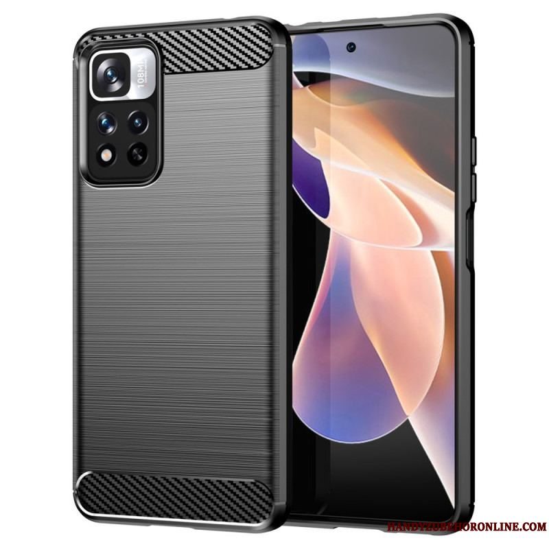 Cover Xiaomi Redmi Note 11 Pro Plus 5G Børstet Kulfiber