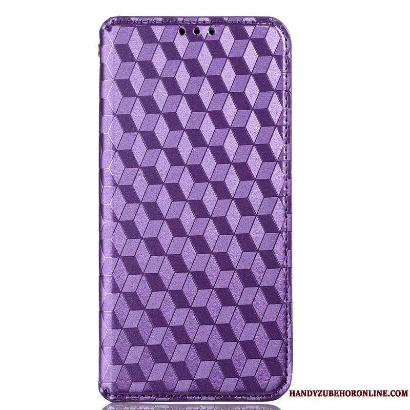 Cover Xiaomi Redmi Note 11 Pro Plus 5G Flip Cover Lædereffekt 3d-tekstur