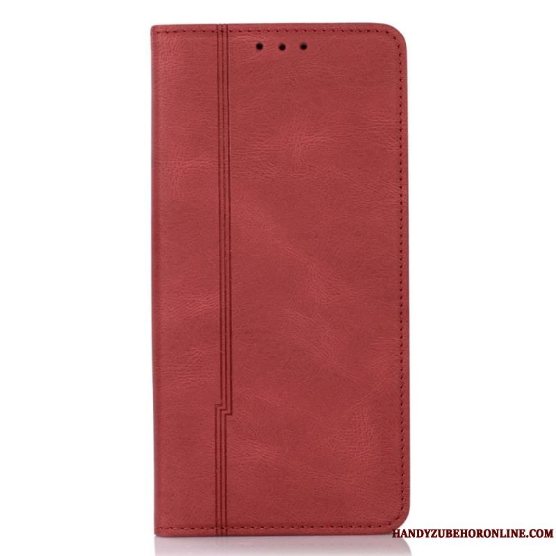 Cover Xiaomi Redmi Note 11 Pro Plus 5G Flip Cover Stil Læder Linje