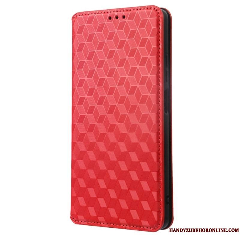 Cover Xiaomi Redmi Note 12 5G Flip Cover 3d Mønster