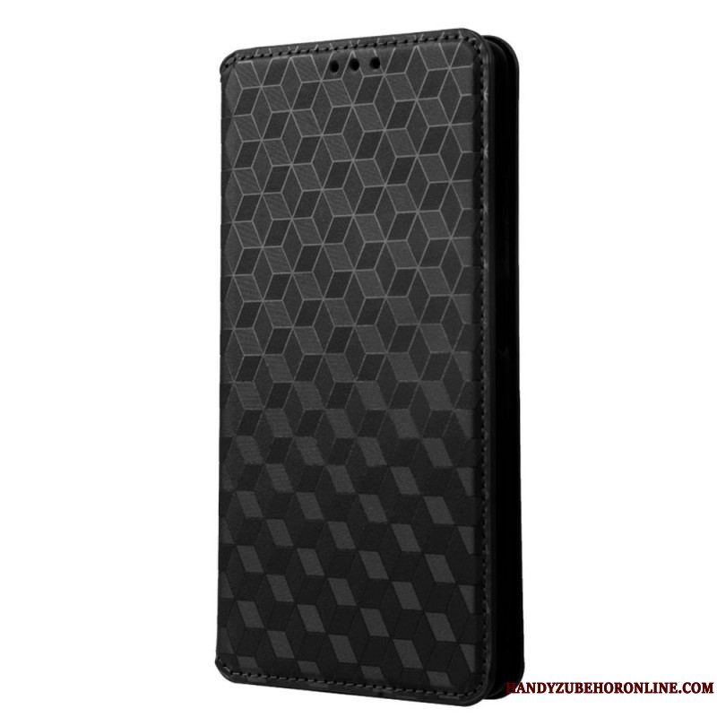 Cover Xiaomi Redmi Note 12 Pro Flip Cover 3d Mønster