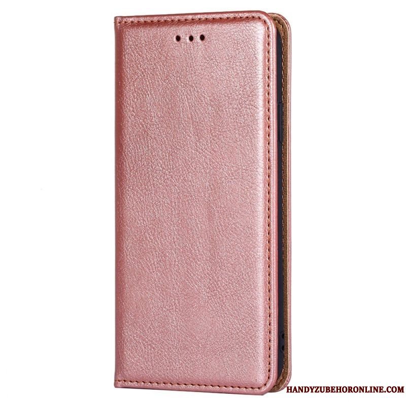 Cover Xiaomi Redmi Note 12 Pro Flip Cover Imiteret Lædersøm