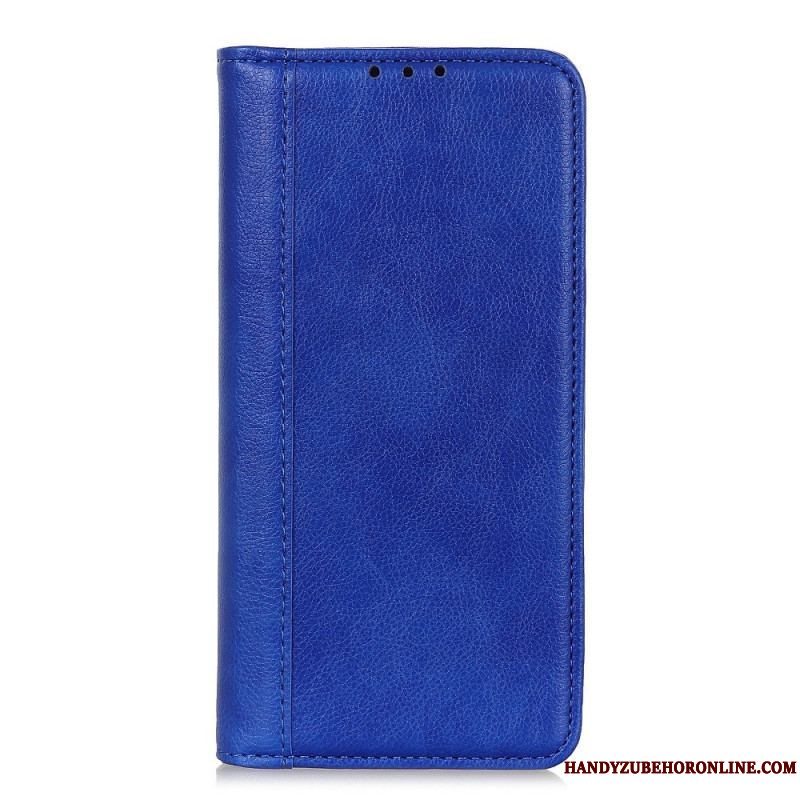 Cover Xiaomi Redmi Note 12 Pro Flip Cover Lychee Split Læder