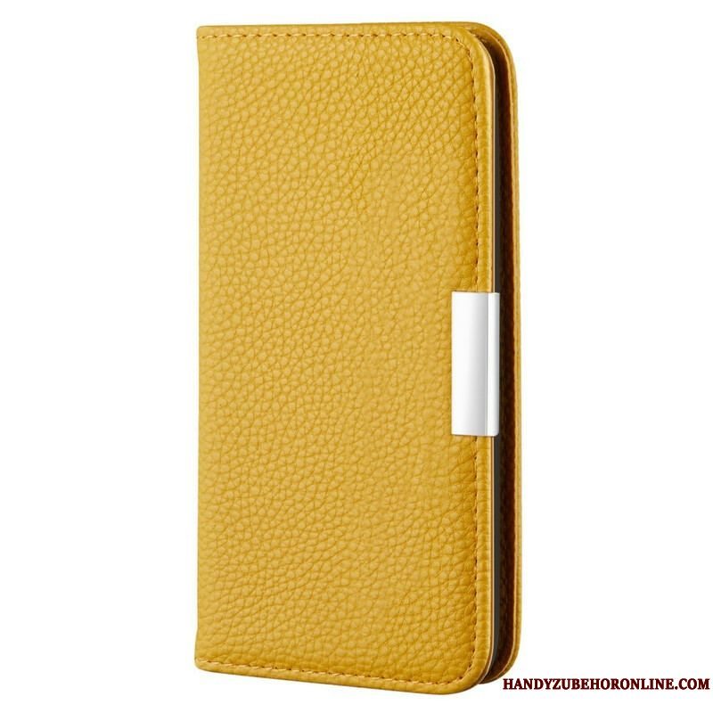 Cover iPhone 13 Mini Flip Cover Imiteret Læder Litchi Ultra Chic