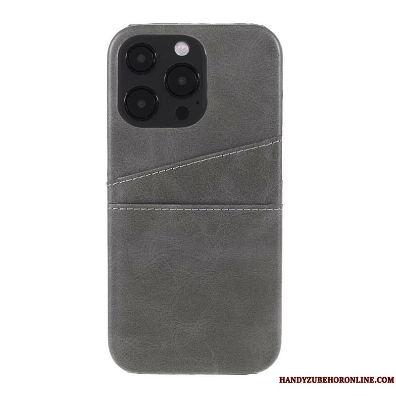 Cover iPhone 13 Pro Dobbelt Kortholder