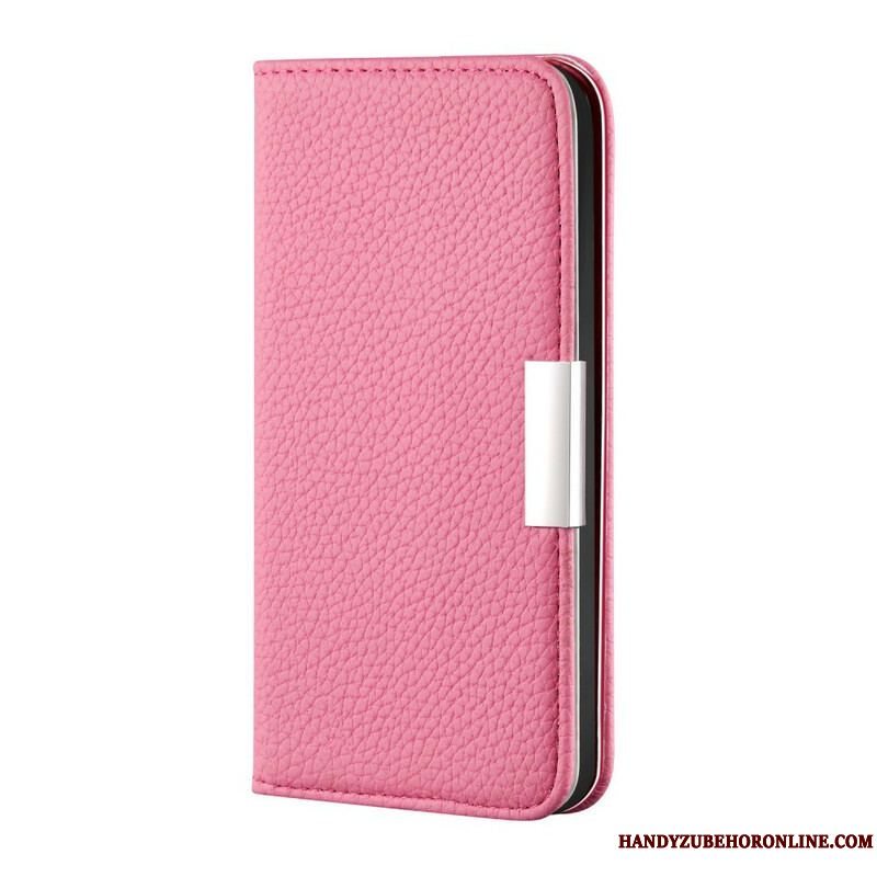 Cover iPhone 13 Pro Flip Cover Imiteret Læder Litchi Ultra Chic