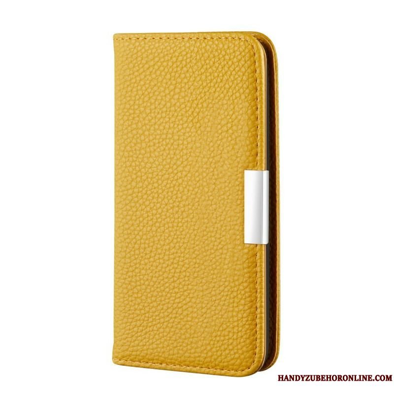 Cover iPhone 13 Pro Flip Cover Imiteret Læder Litchi Ultra Chic