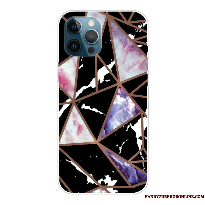 Cover iPhone 13 Pro Variabel Geometrisk Marmor