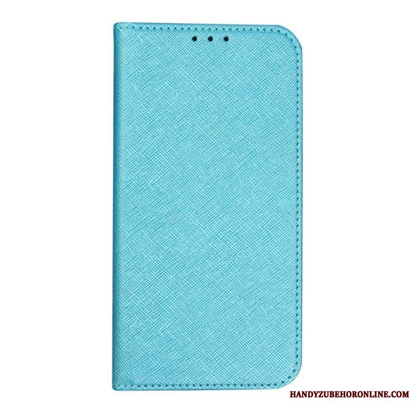 Cover iPhone 14 Flip Cover Tekstureret