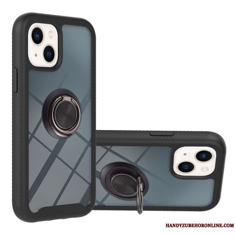 Cover iPhone 14 Plus Gennemsigtig Med Ring-support