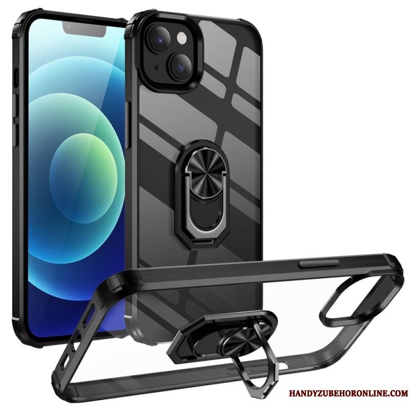 Cover iPhone 14 Plus Gennemsigtig Med Ring-support