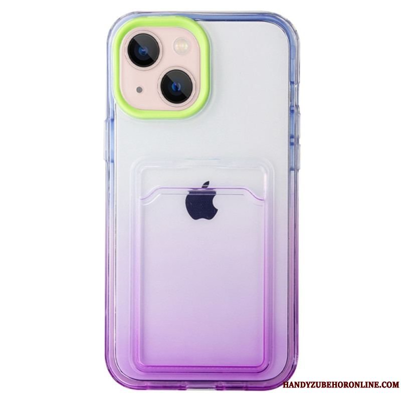 Cover iPhone 14 Pro Gradient Kortholder