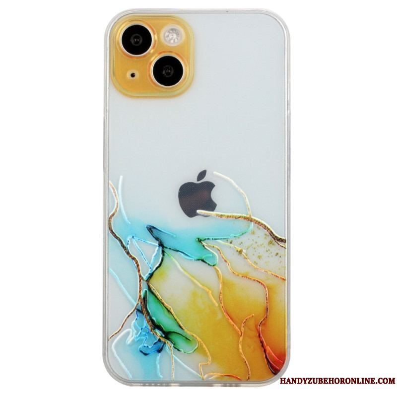 Cover iPhone 15 Plus Marmorstilen