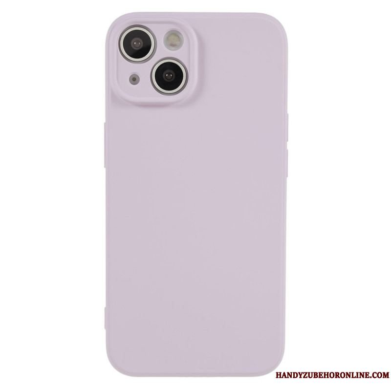 Cover iPhone 15 Plus Pastel Silikone Og Mikrofiber