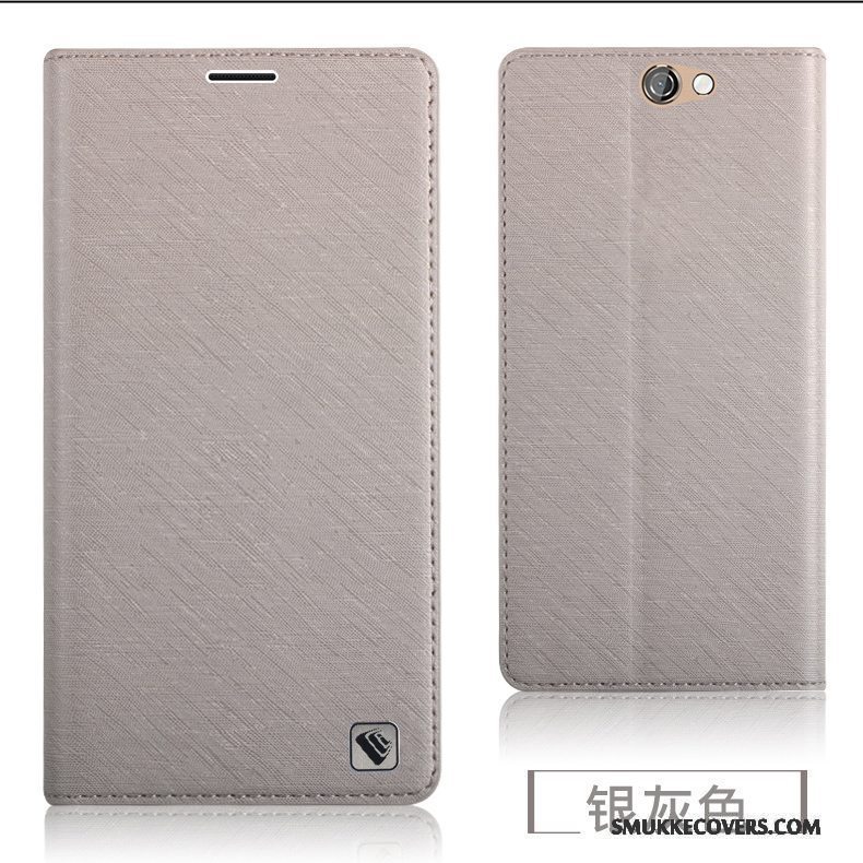 Etui Htc One A9 Beskyttelse Anti-fald Lilla, Cover Htc One A9 Silikone Bagdæksel Dyb Farve