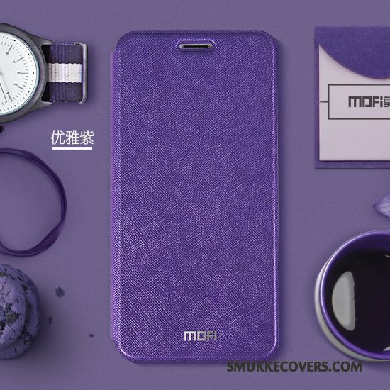 Etui Huawei Mate 10 Folio Lyserød Anti-fald, Cover Huawei Mate 10 Læder Telefon