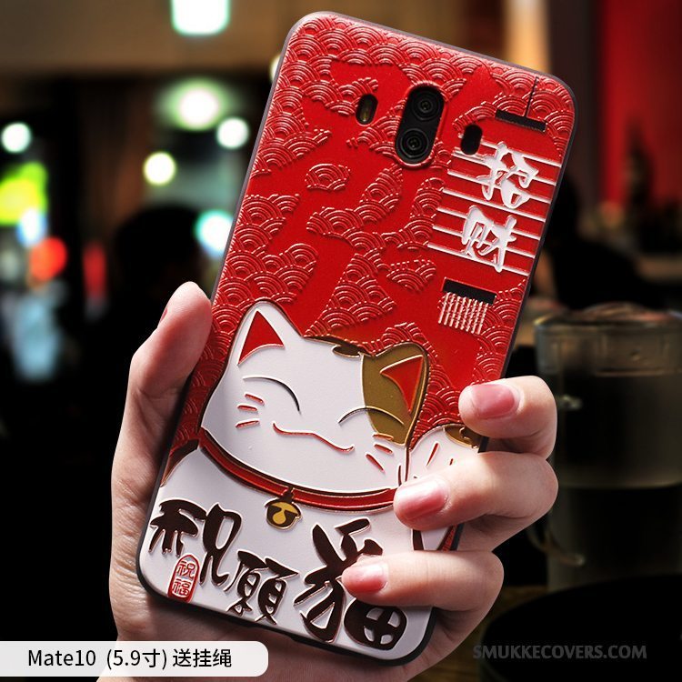 Etui Huawei Mate 10 Kreativ Anti-fald Trend, Cover Huawei Mate 10 Blød Af Personlighed Wealth