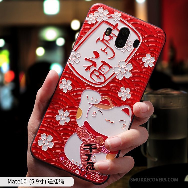 Etui Huawei Mate 10 Kreativ Anti-fald Trend, Cover Huawei Mate 10 Blød Af Personlighed Wealth