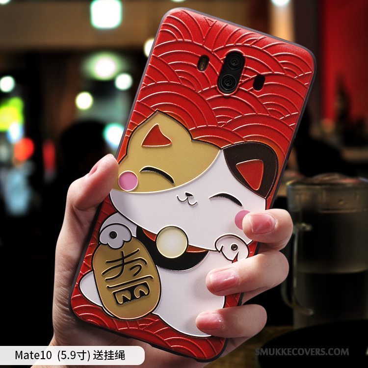 Etui Huawei Mate 10 Kreativ Anti-fald Trend, Cover Huawei Mate 10 Blød Af Personlighed Wealth