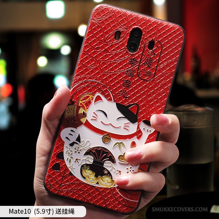 Etui Huawei Mate 10 Kreativ Anti-fald Trend, Cover Huawei Mate 10 Blød Af Personlighed Wealth