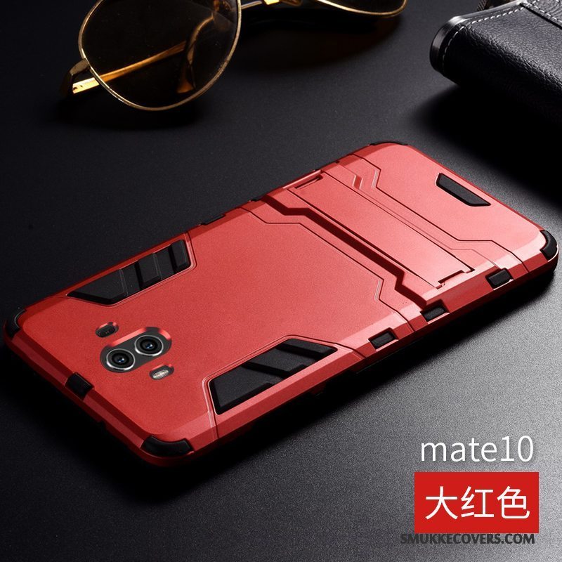 Etui Huawei Mate 10 Metal Legering Rød, Cover Huawei Mate 10 Trend Telefon