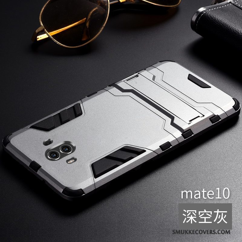 Etui Huawei Mate 10 Metal Legering Rød, Cover Huawei Mate 10 Trend Telefon