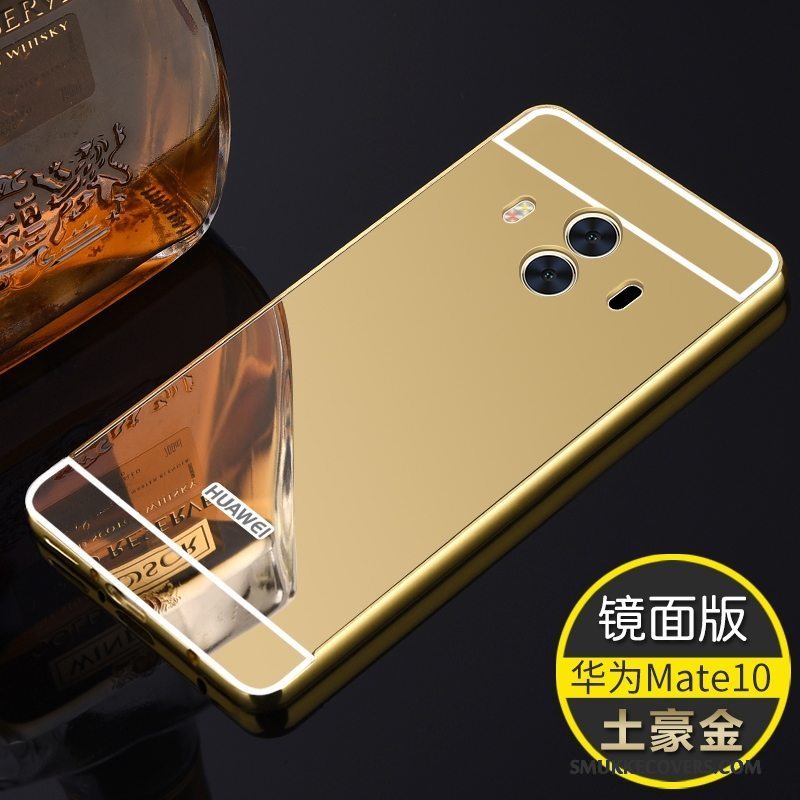 Etui Huawei Mate 10 Metal Telefonlyserød, Cover Huawei Mate 10 Beskyttelse