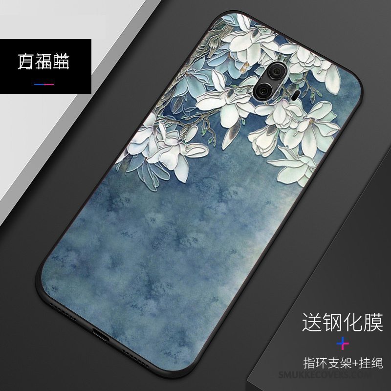 Etui Huawei Mate 10 Relief Af Personlighed Mønster, Cover Huawei Mate 10 Beskyttelse Telefonnubuck