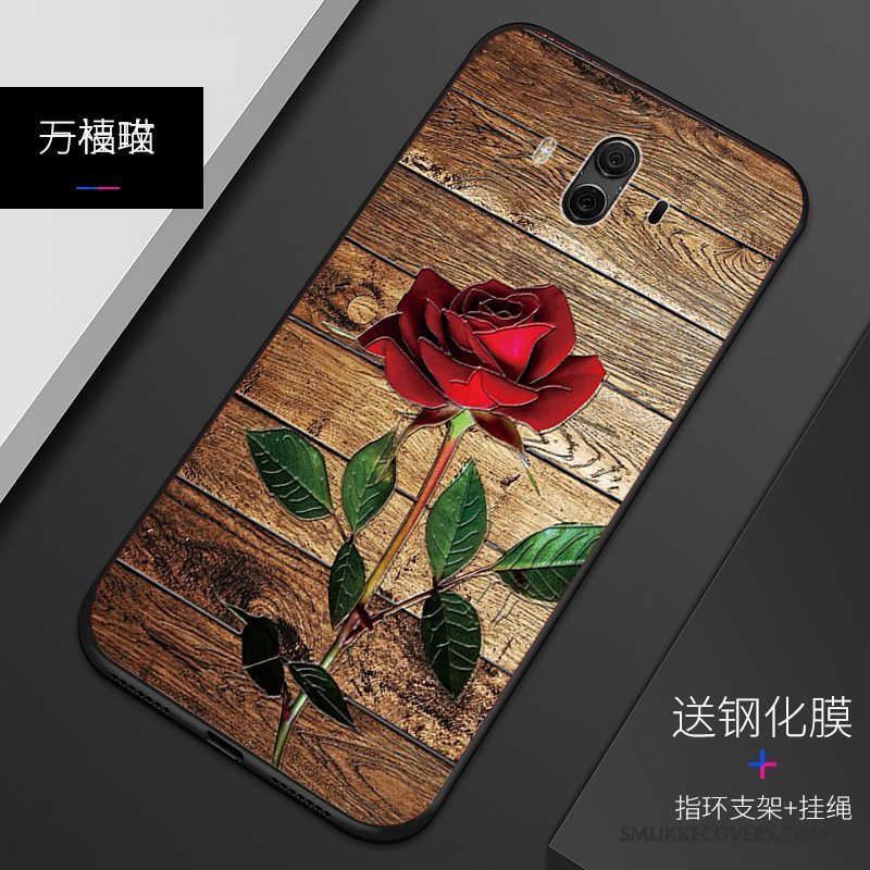 Etui Huawei Mate 10 Relief Af Personlighed Mønster, Cover Huawei Mate 10 Beskyttelse Telefonnubuck