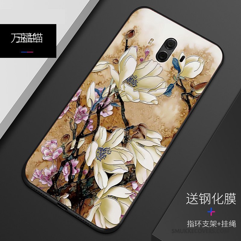 Etui Huawei Mate 10 Relief Af Personlighed Mønster, Cover Huawei Mate 10 Beskyttelse Telefonnubuck