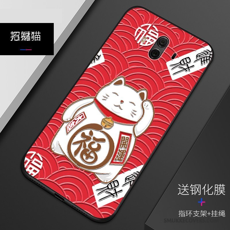 Etui Huawei Mate 10 Relief Af Personlighed Mønster, Cover Huawei Mate 10 Beskyttelse Telefonnubuck